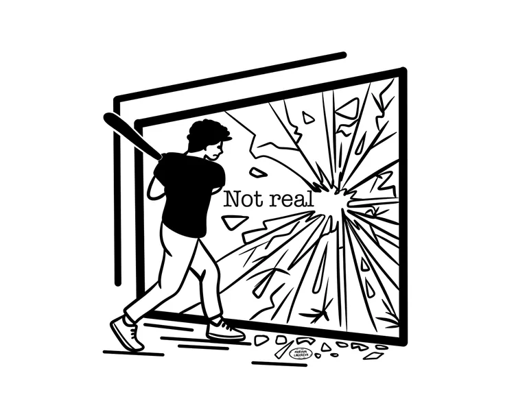 Original cover artwork for stress-buster